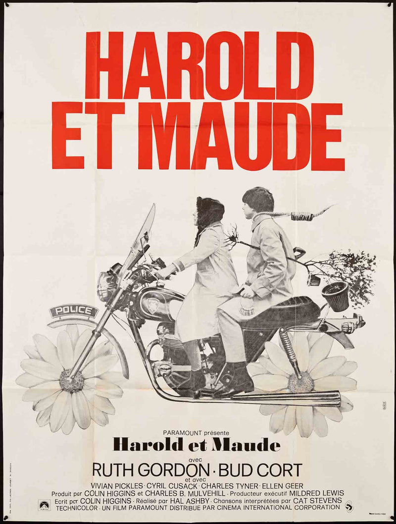 Harold and Maude French 1 panel (47x63) Original Vintage Movie Poster