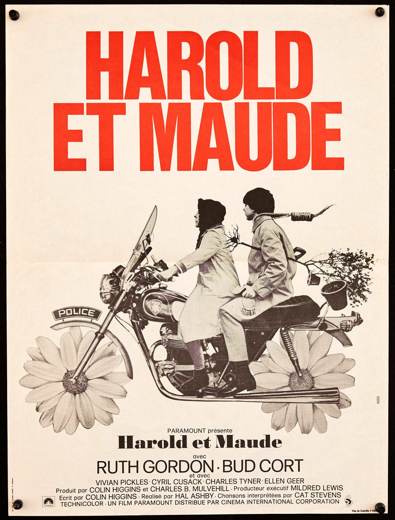 Harold and Maude French mini (16x23) Original Vintage Movie Poster