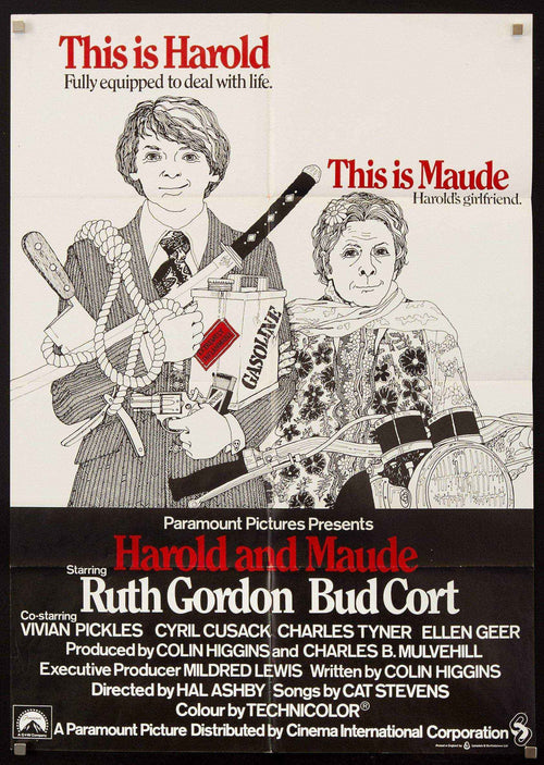 Harold and Maude Original Vintage Movie Poster