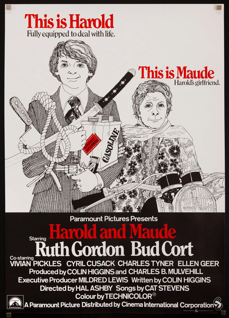 Harold and Maude Original Vintage Movie Poster