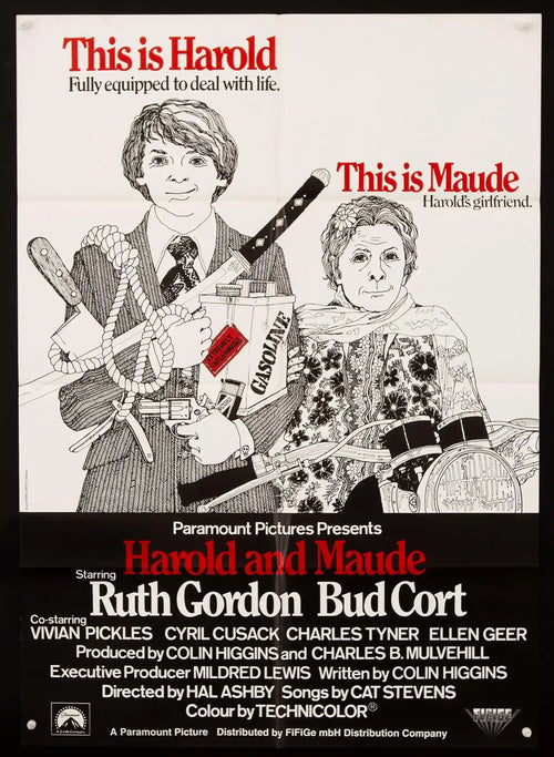 Harold and Maude Original Vintage Movie Poster