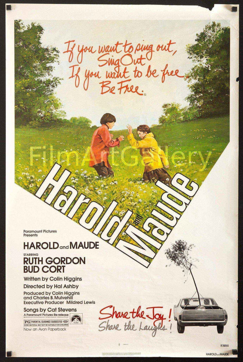Harold and Maude Original Vintage Movie Poster