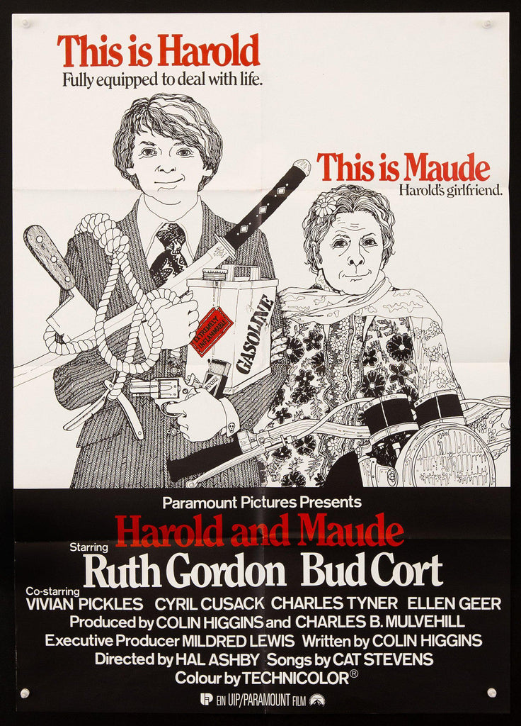 Harold and Maude Original Vintage Movie Poster