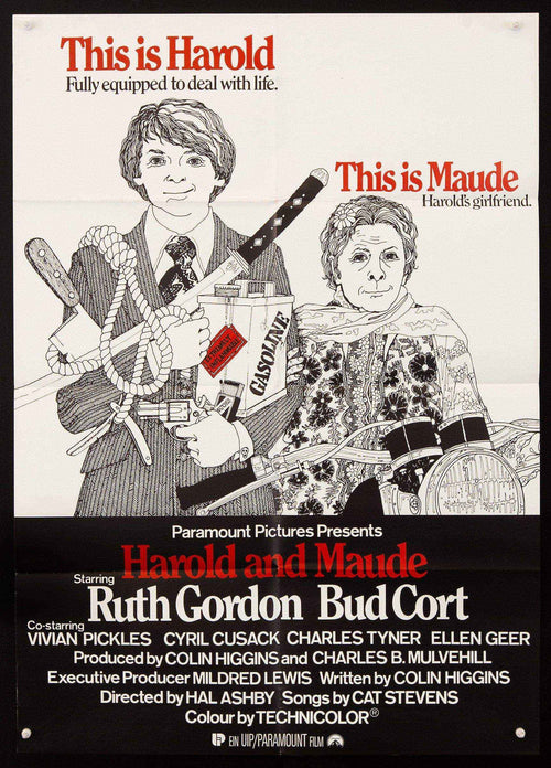 Harold and Maude Original Vintage Movie Poster