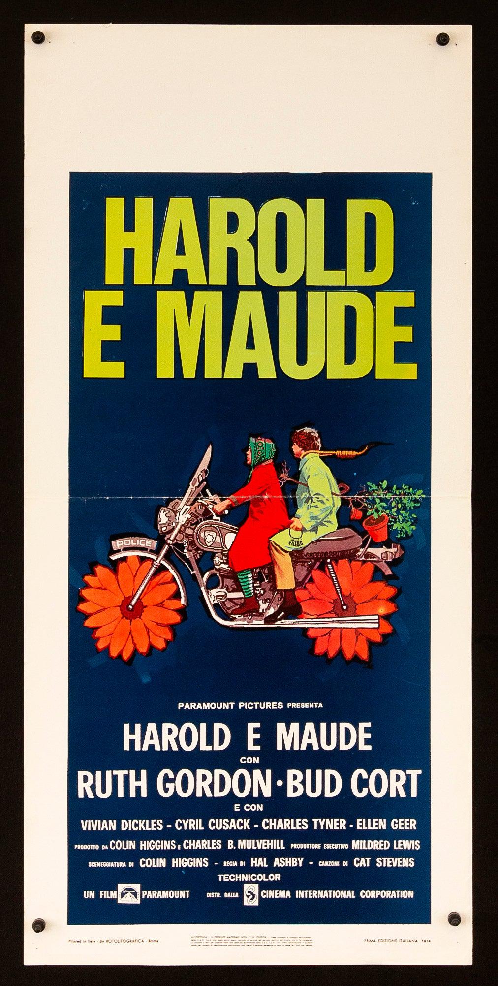 Harold and Maude Original Vintage Movie Poster