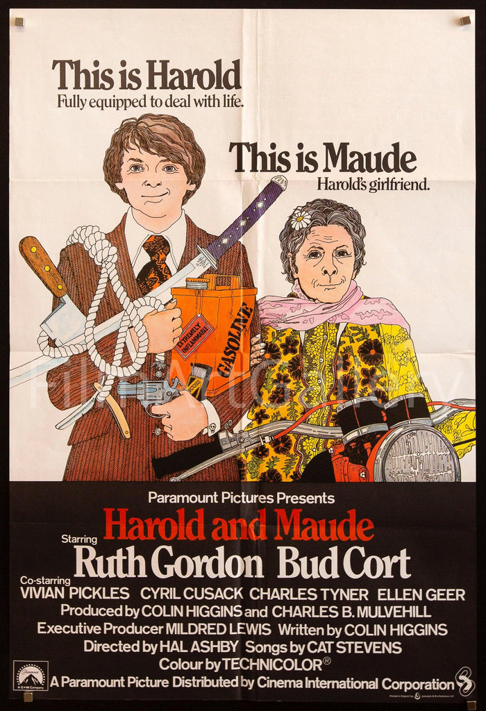 Harold and Maude Original Vintage Movie Poster