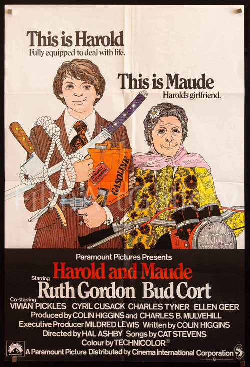 Harold and Maude Original Vintage Movie Poster