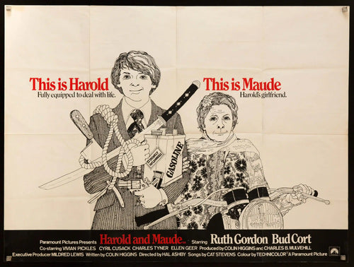 Harold and Maude Original Vintage Movie Poster
