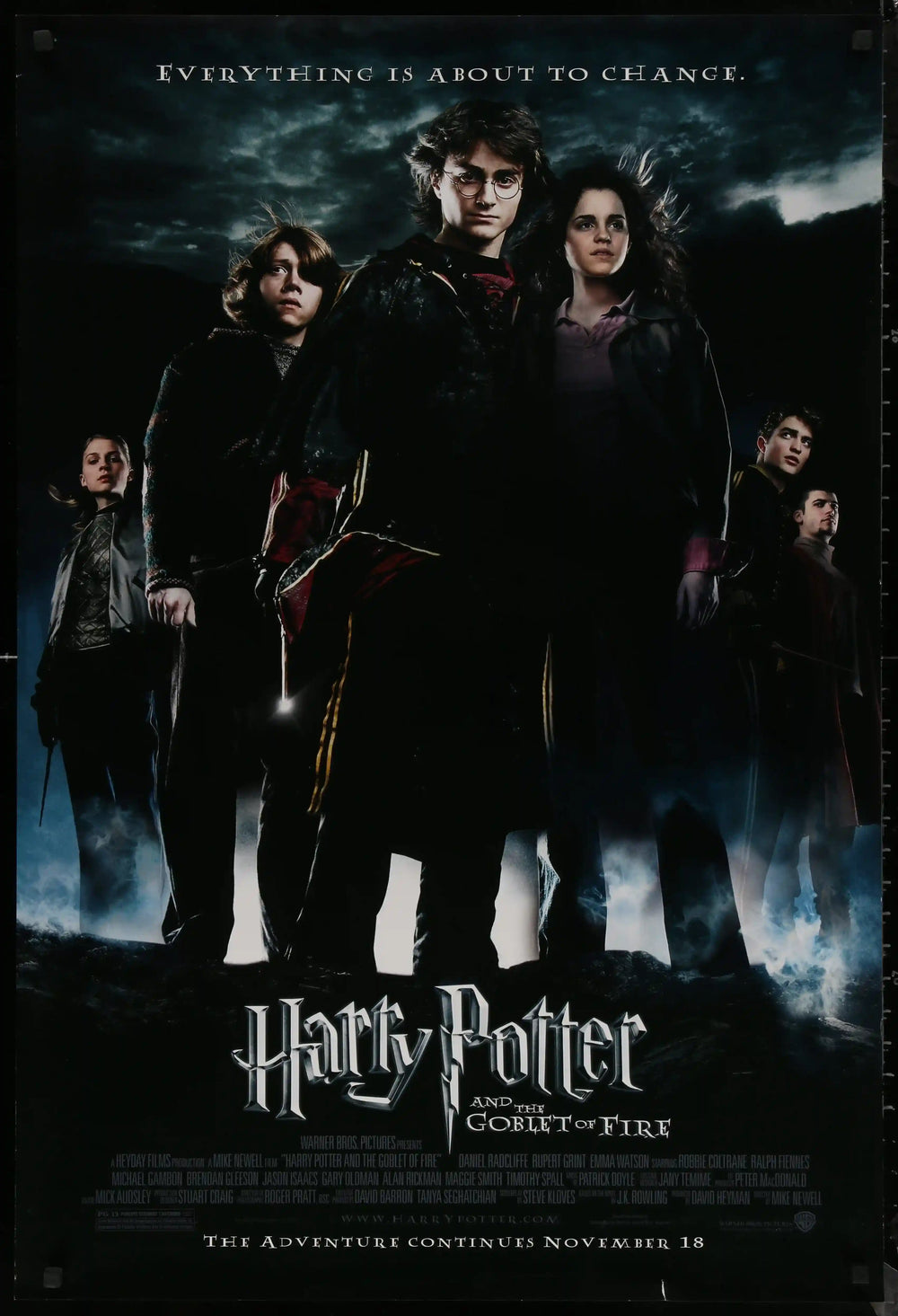Harry Potter and the Goblet of Fire Original Vintage Movie Poster