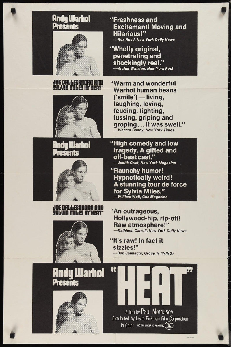 Heat 1 Sheet (27x41) Original Vintage Movie Poster
