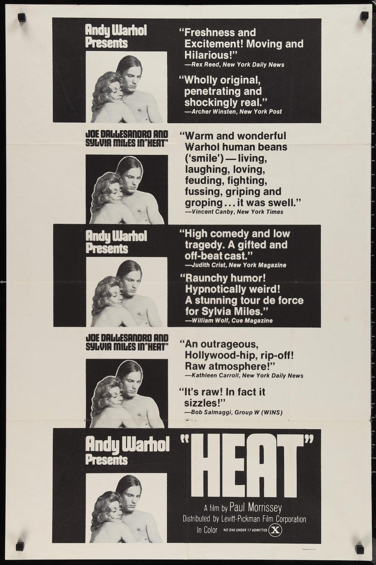 Heat Original Vintage Movie Poster