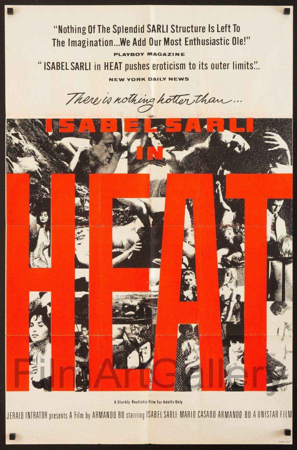 Heat Original Vintage Movie Poster
