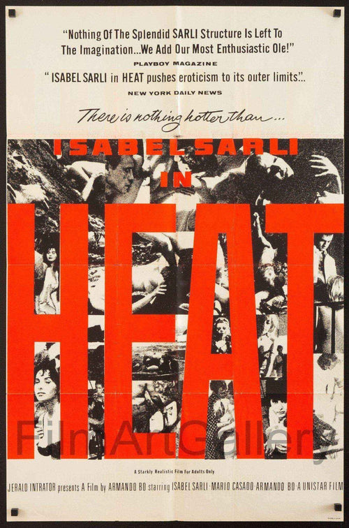 Heat Original Vintage Movie Poster