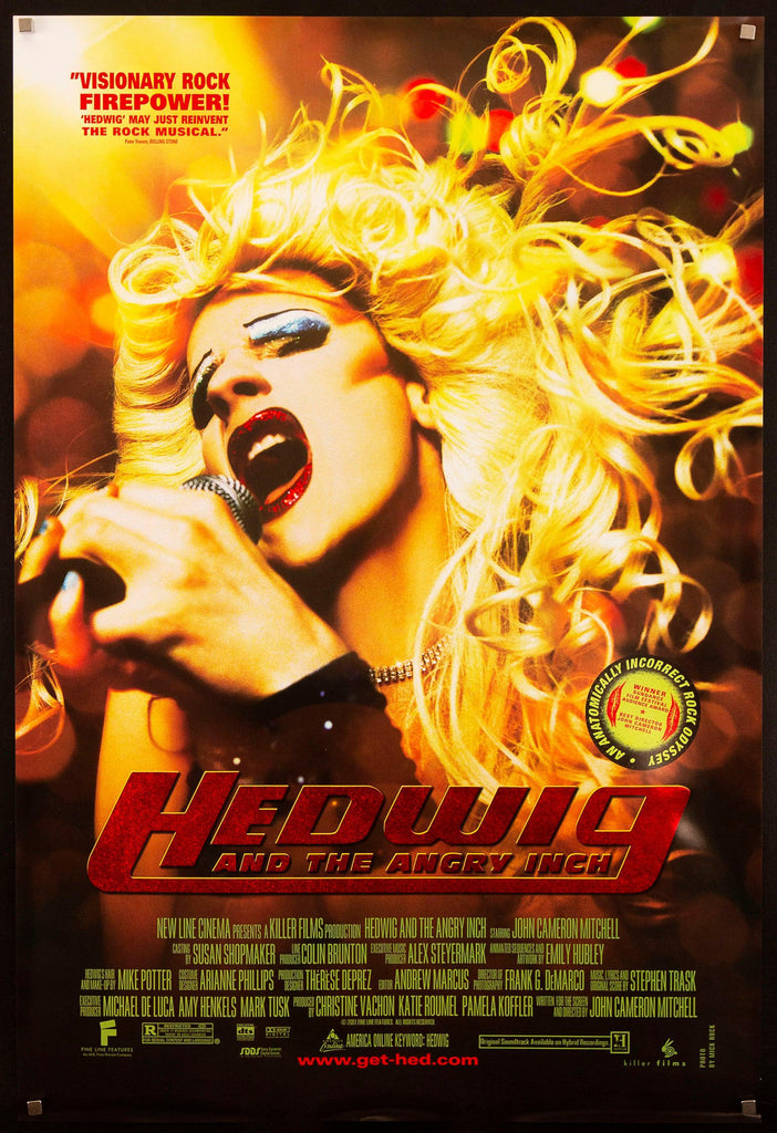 HEDWIG AND THE ANGRY INCH　大判ポスター Hedwig (And the Angry Inch) Movie Poster 2001 1 Sheet (27x41)