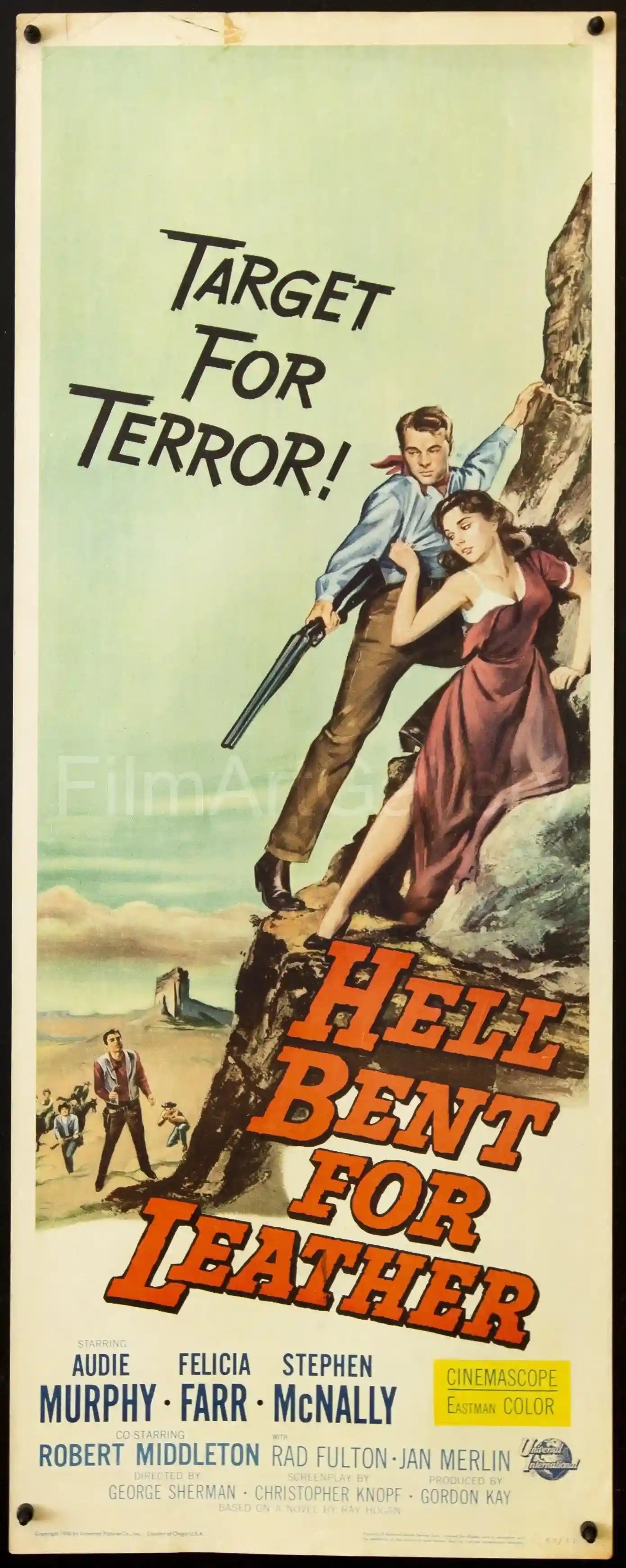 Hell Bent For Leather Original Vintage Movie Poster