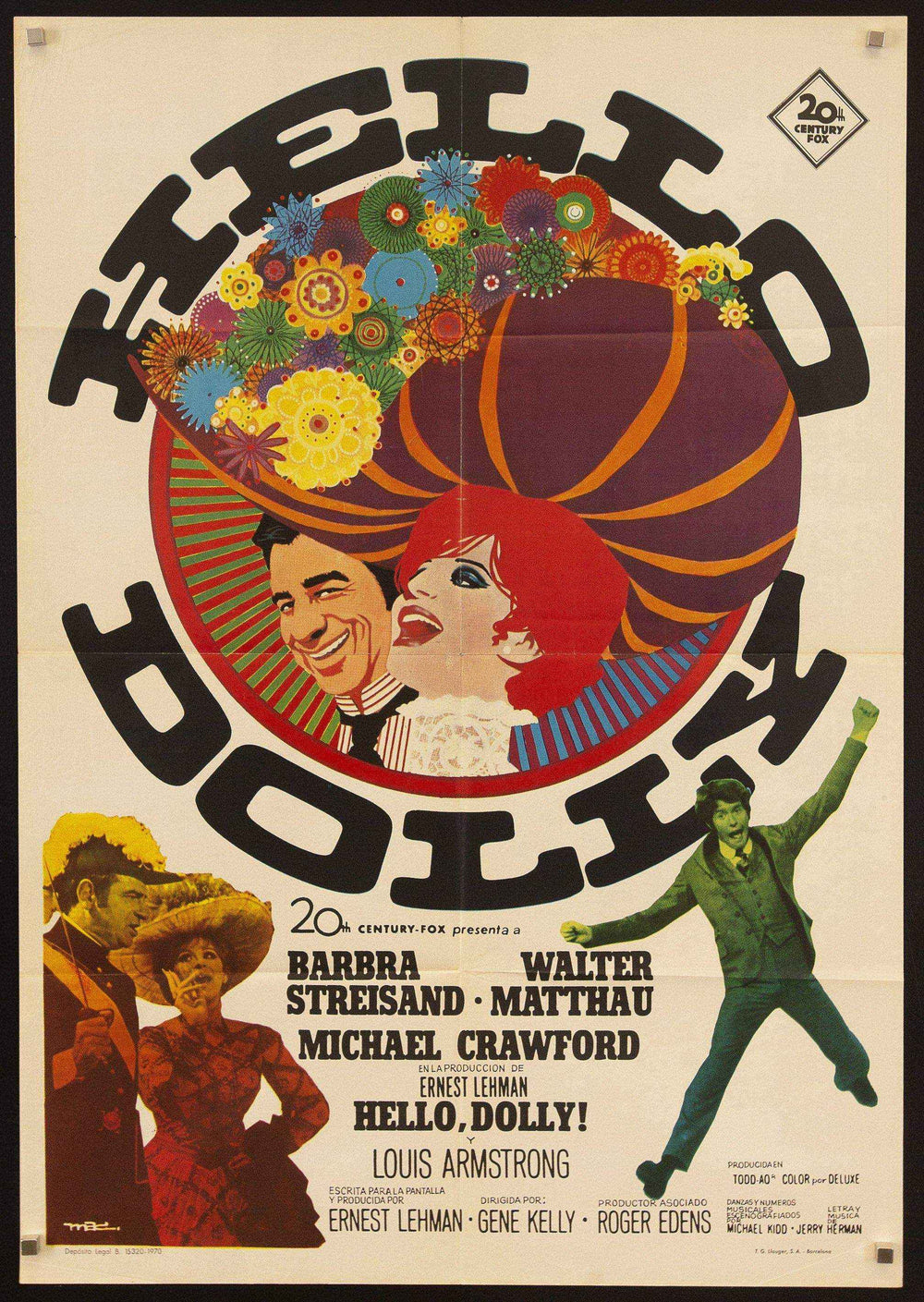 Hello, Dolly! Original Vintage Movie Poster