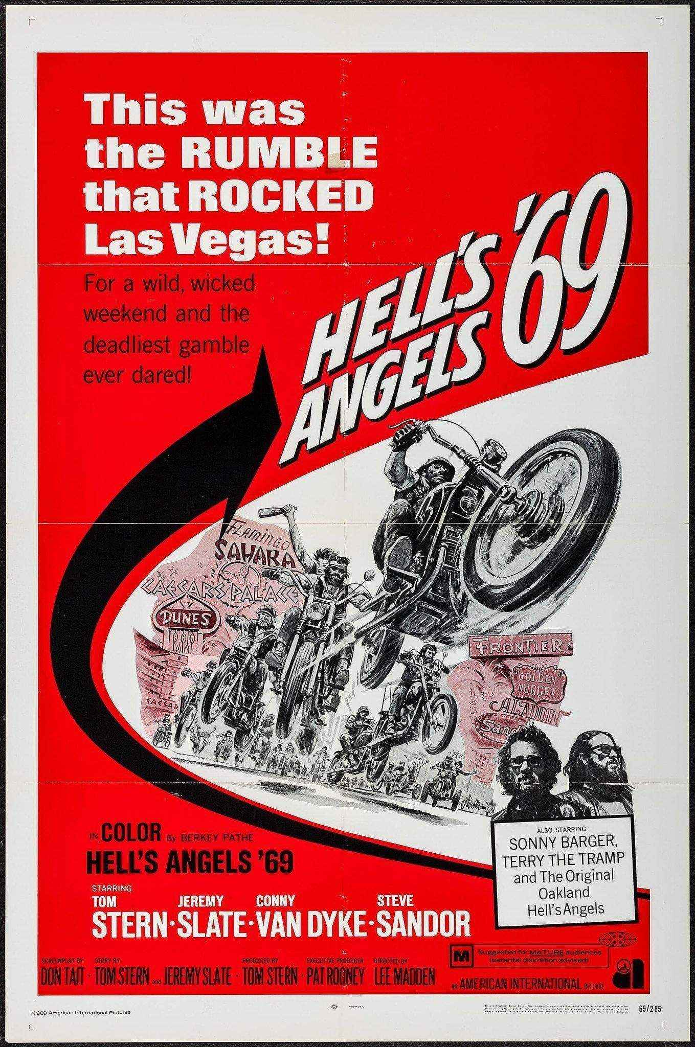 Hell's Angels '69 Movie Poster 1969 1 Sheet (27x41)