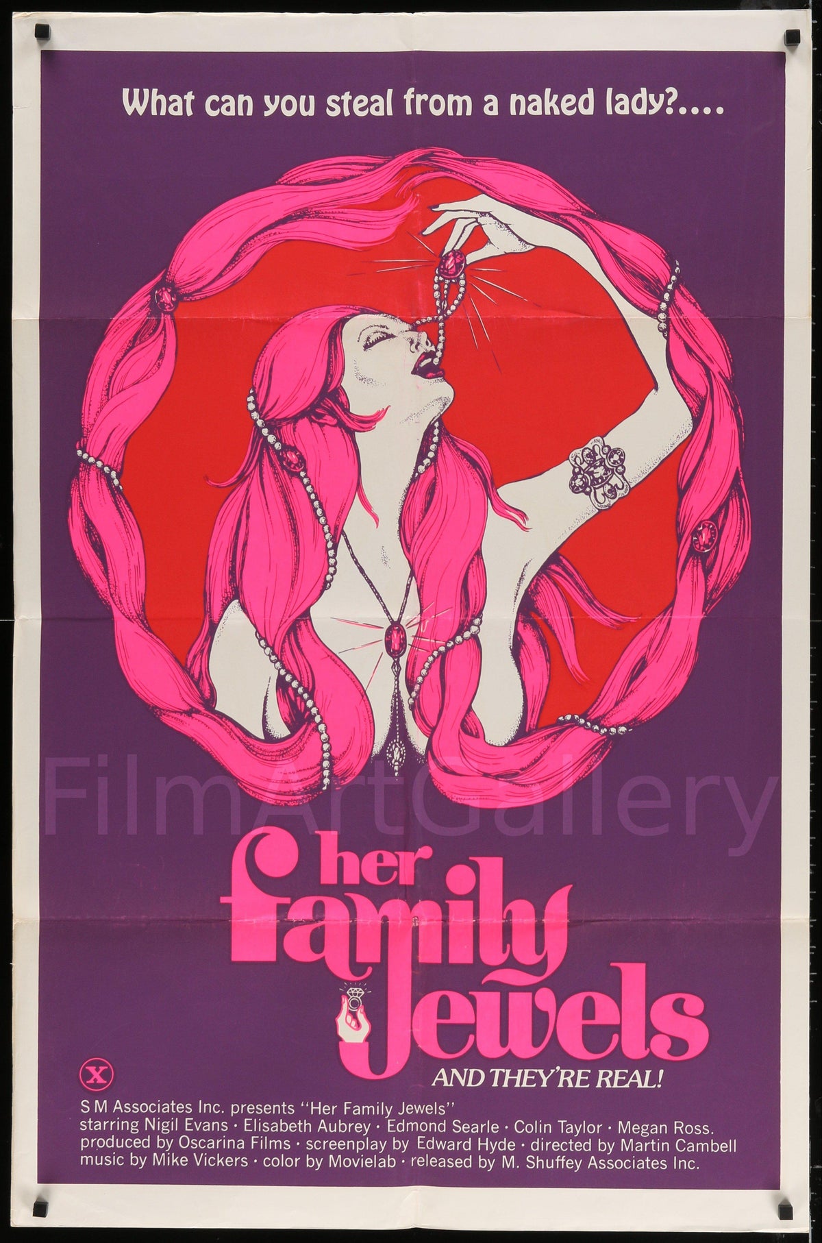 Her Family Jewels Subway 1 sheet (29x45) Original Vintage Movie Poster