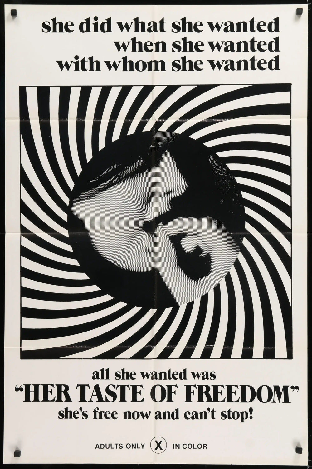 Her Taste of Freedom Original Vintage Movie Poster