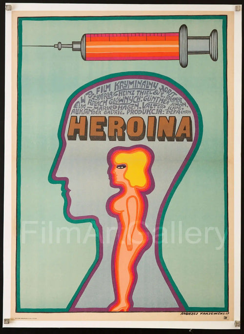 Heroin Original Vintage Movie Poster