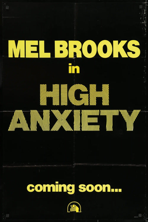High Anxiety Original Vintage Movie Poster
