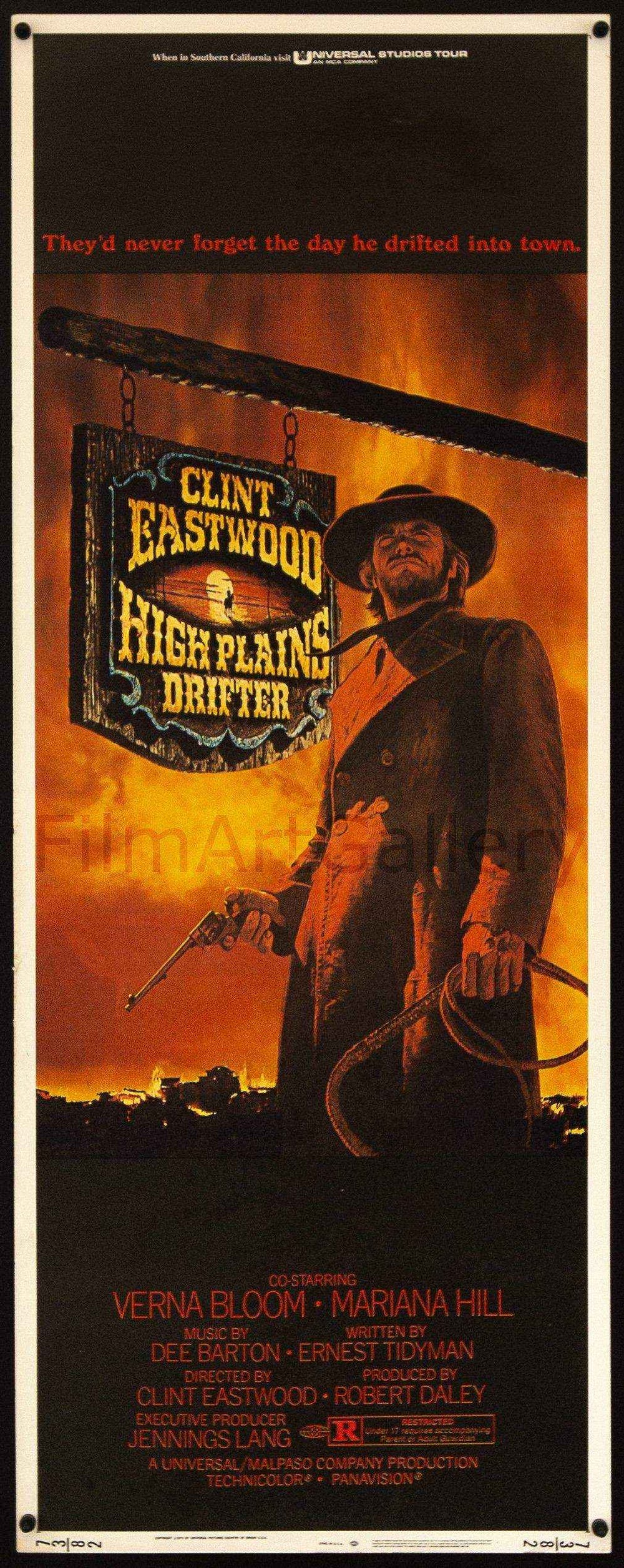 High Plains Drifter Original Vintage Movie Poster