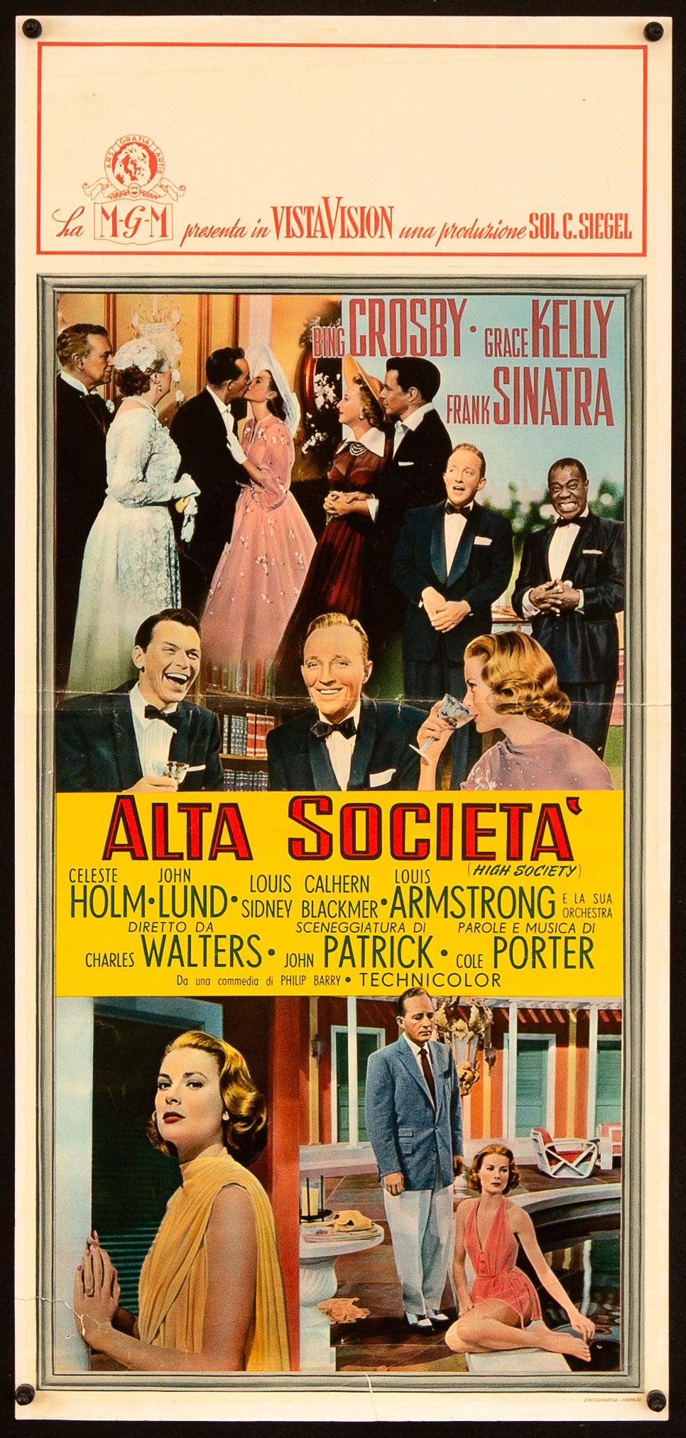 High Society Original Vintage Movie Poster