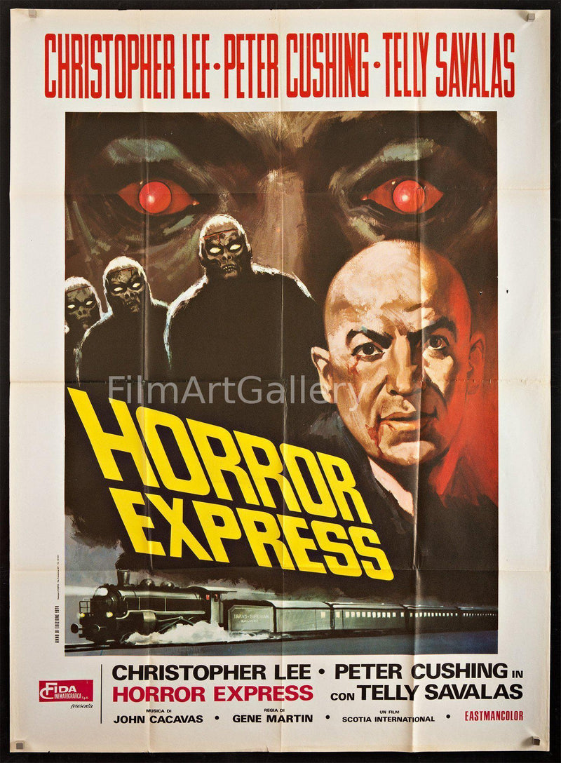 Horror Express Italian 2 foglio (39x55) Original Vintage Movie Poster