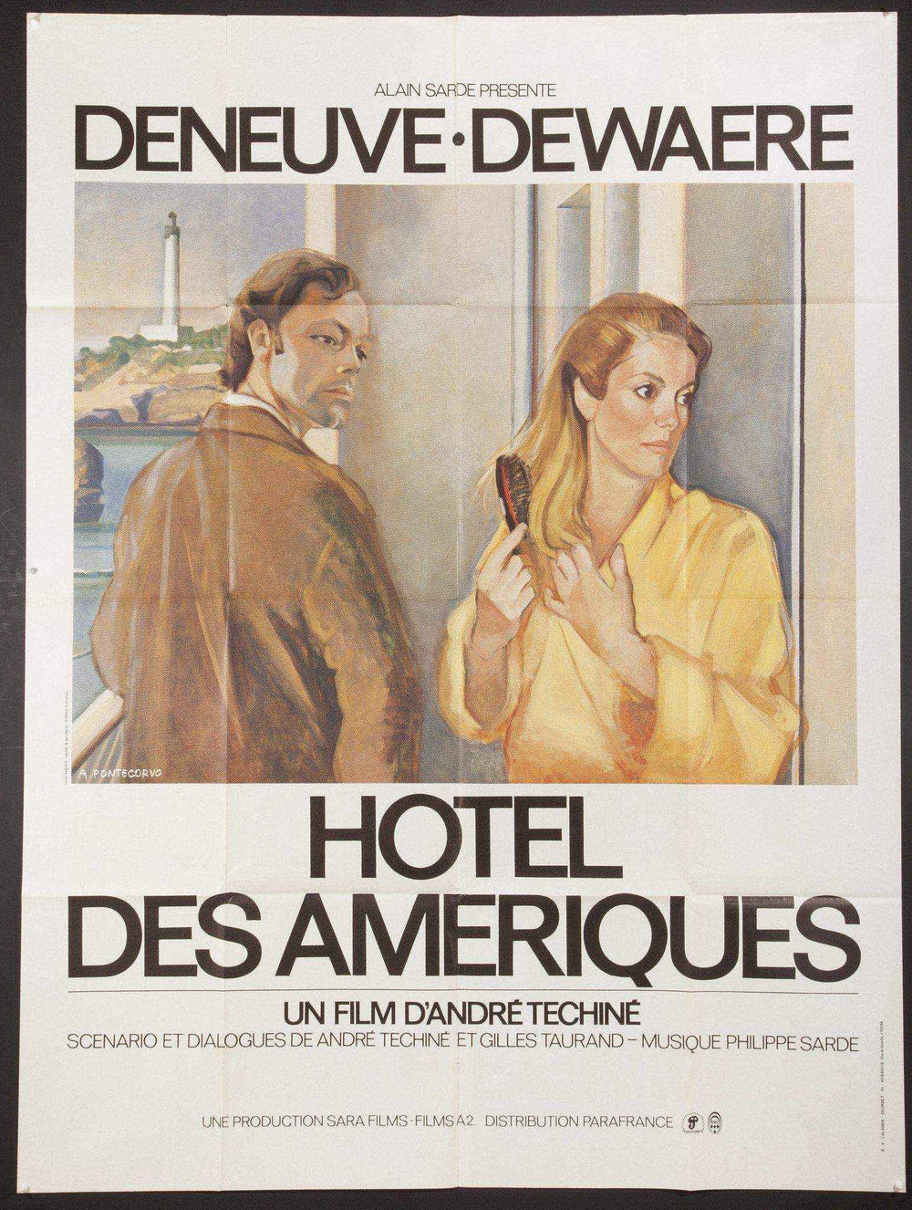 Hotel Des Ameriques Original Vintage Movie Poster