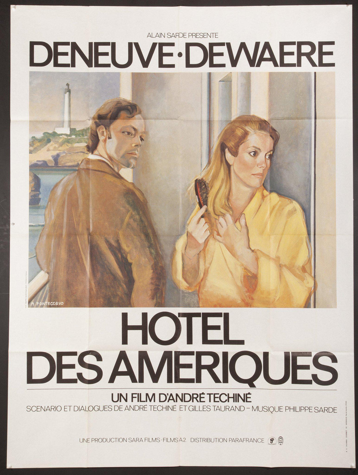 Hotel Des Ameriques Original Vintage Movie Poster