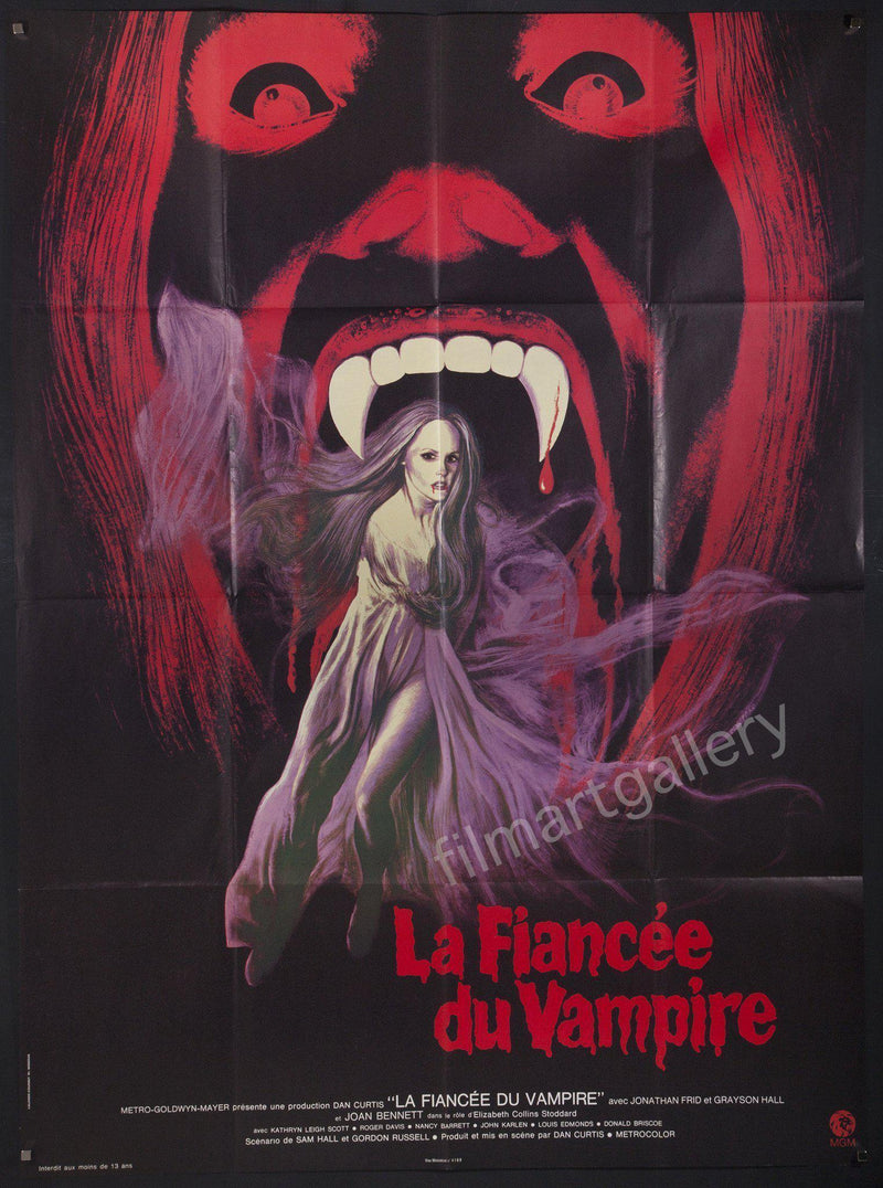 House of Dark Shadows (La Fiancee Du Vampire) French 1 panel (47x63) Original Vintage Movie Poster