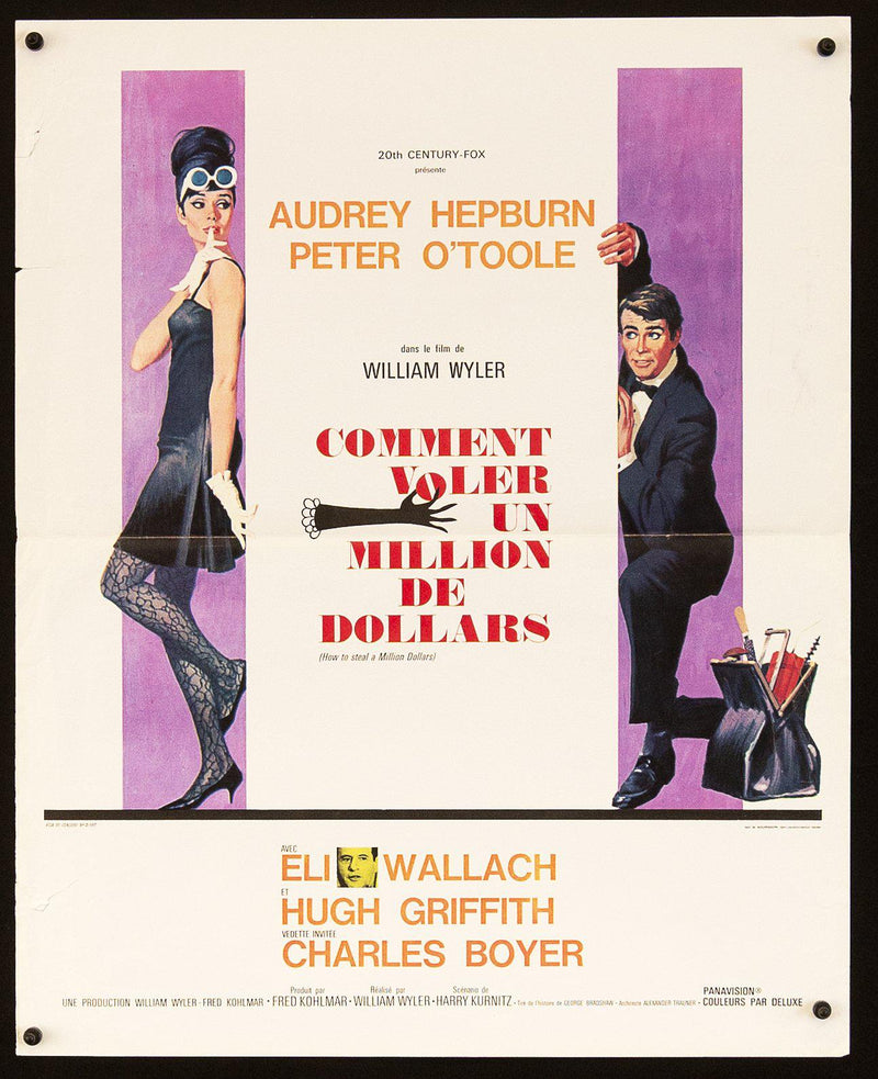 How to Steal A Million French Mini (16x23) Original Vintage Movie Poster