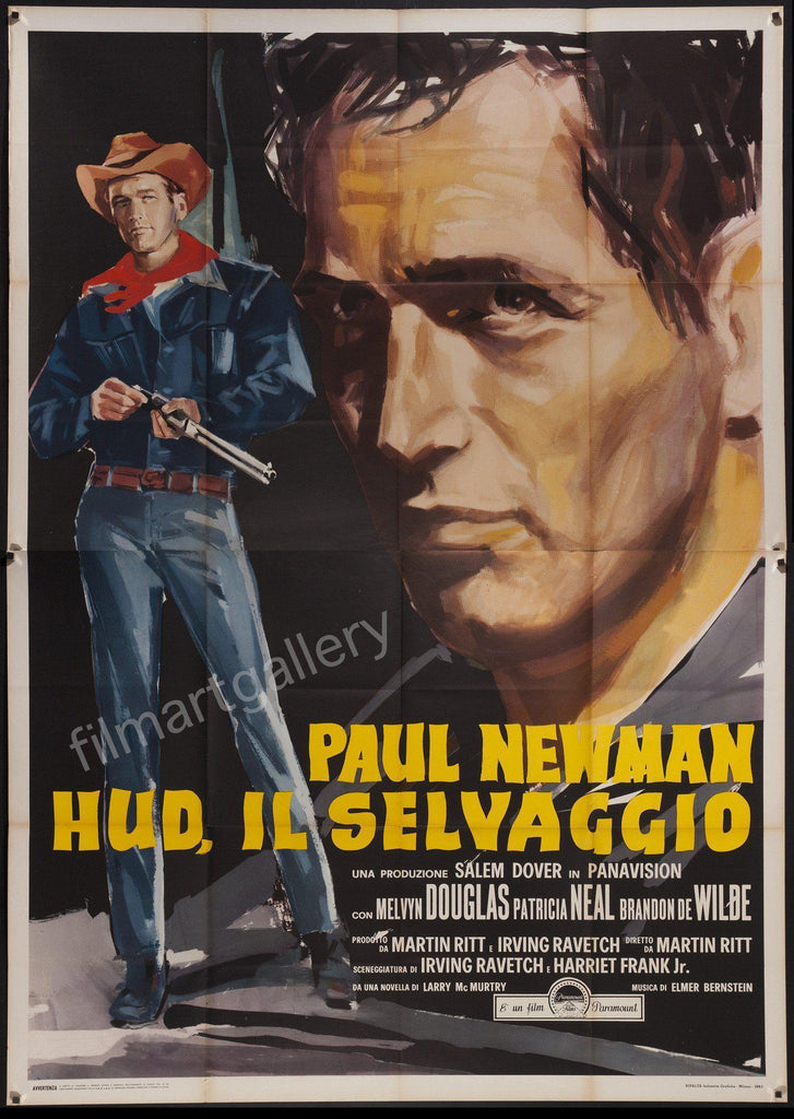 Hud Original Vintage Movie Poster