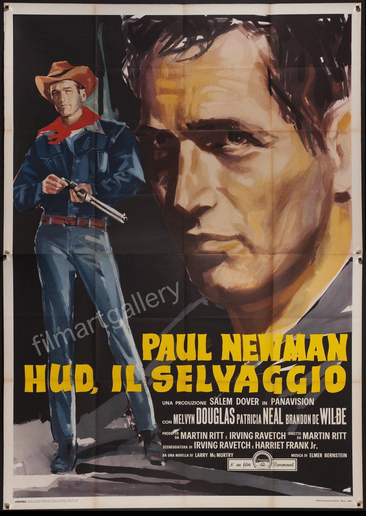 Hud Original Vintage Movie Poster