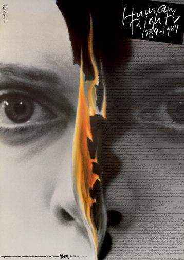 Human Rights 1789 - 1989 Original Vintage Movie Poster