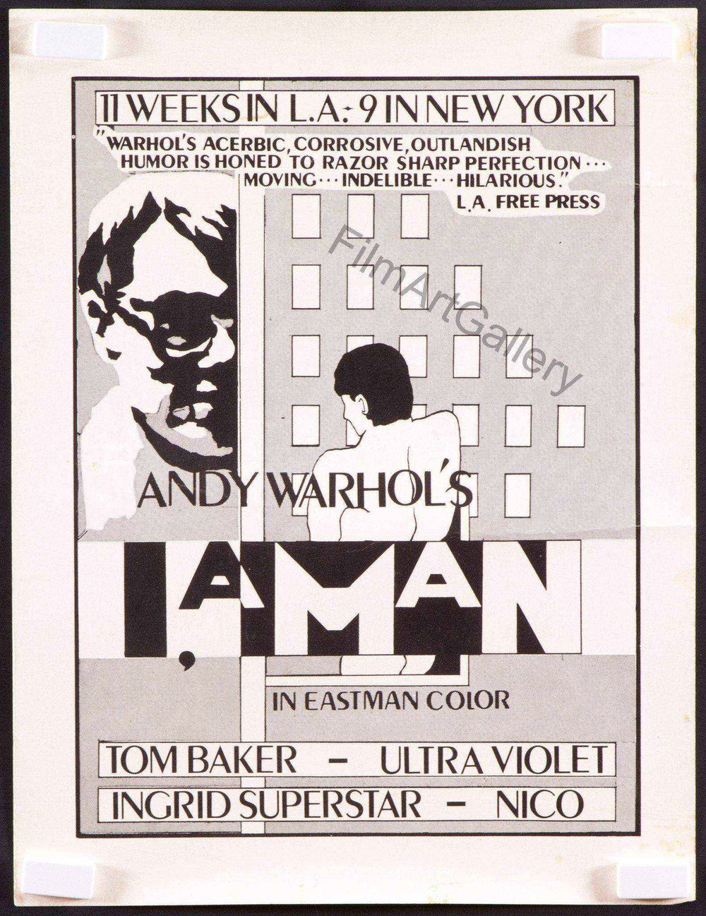 I, A Man Original Vintage Movie Poster