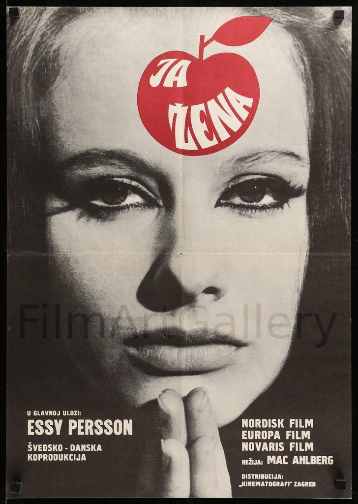 I A Woman 19x27 Original Vintage Movie Poster