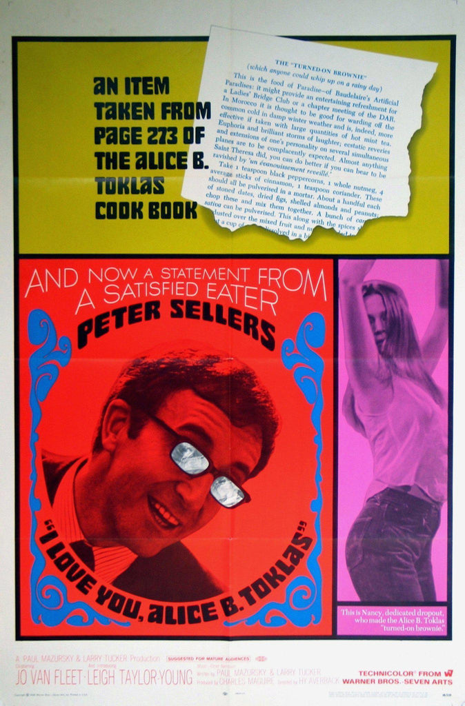 I Love You, Alice B. Toklas Original Vintage Movie Poster