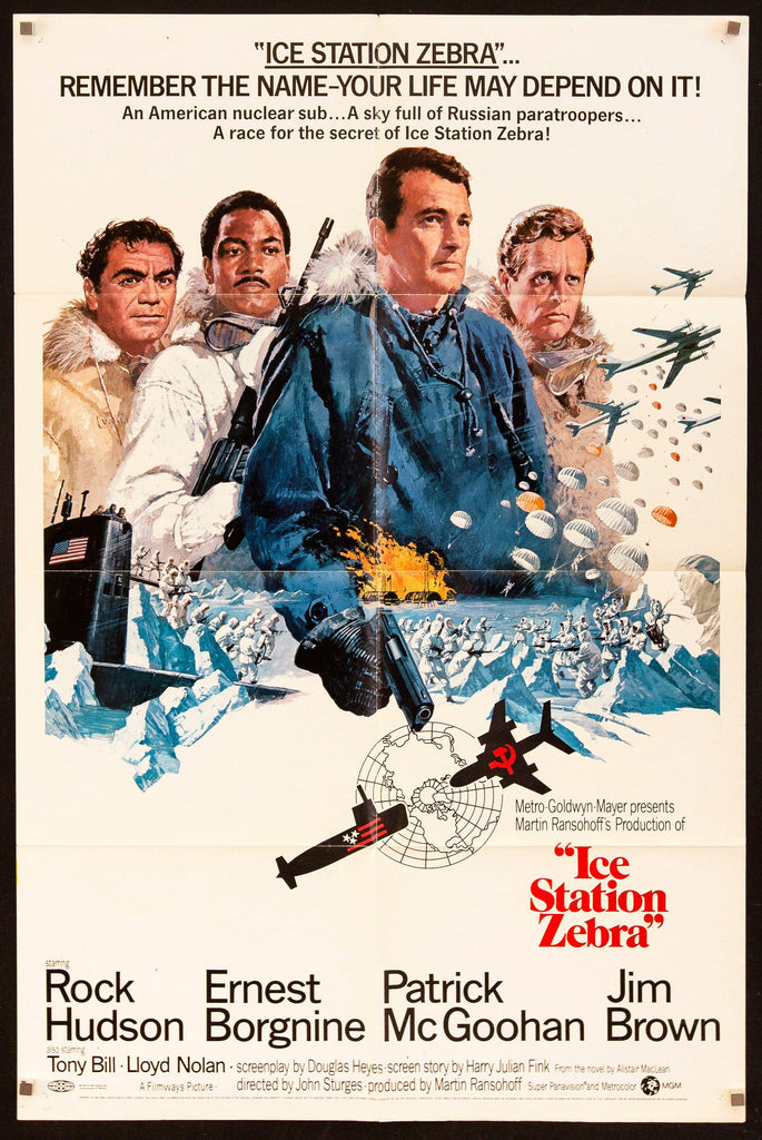 Ice Station Zebra Original Vintage Movie Poster