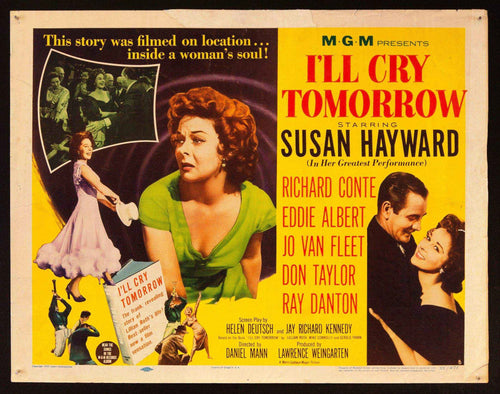 I'll Cry Tomorrow Original Vintage Movie Poster