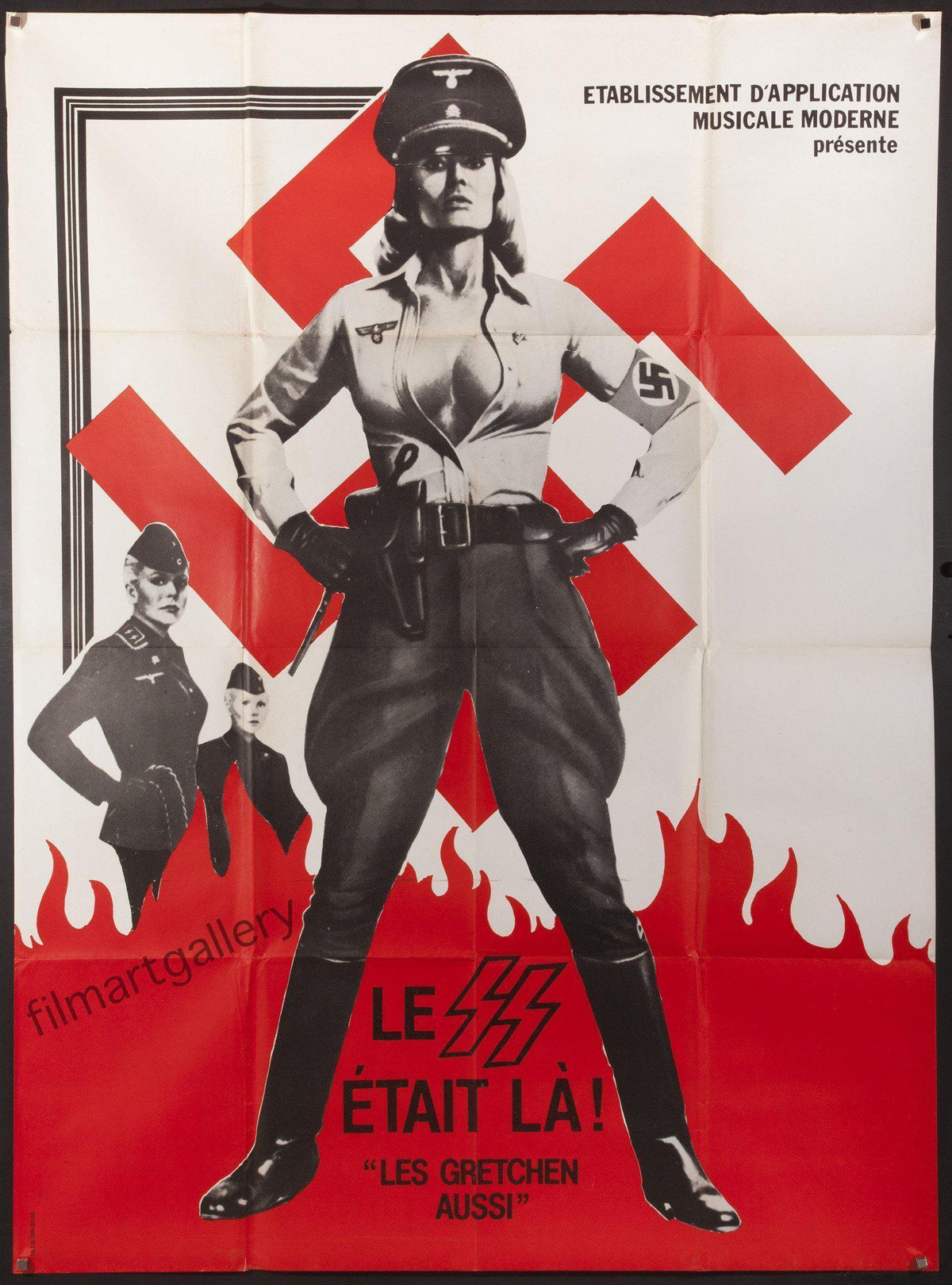 Ilsa She Wolf of the SS French 1 panel (47x63) Original Vintage Movie Poster
