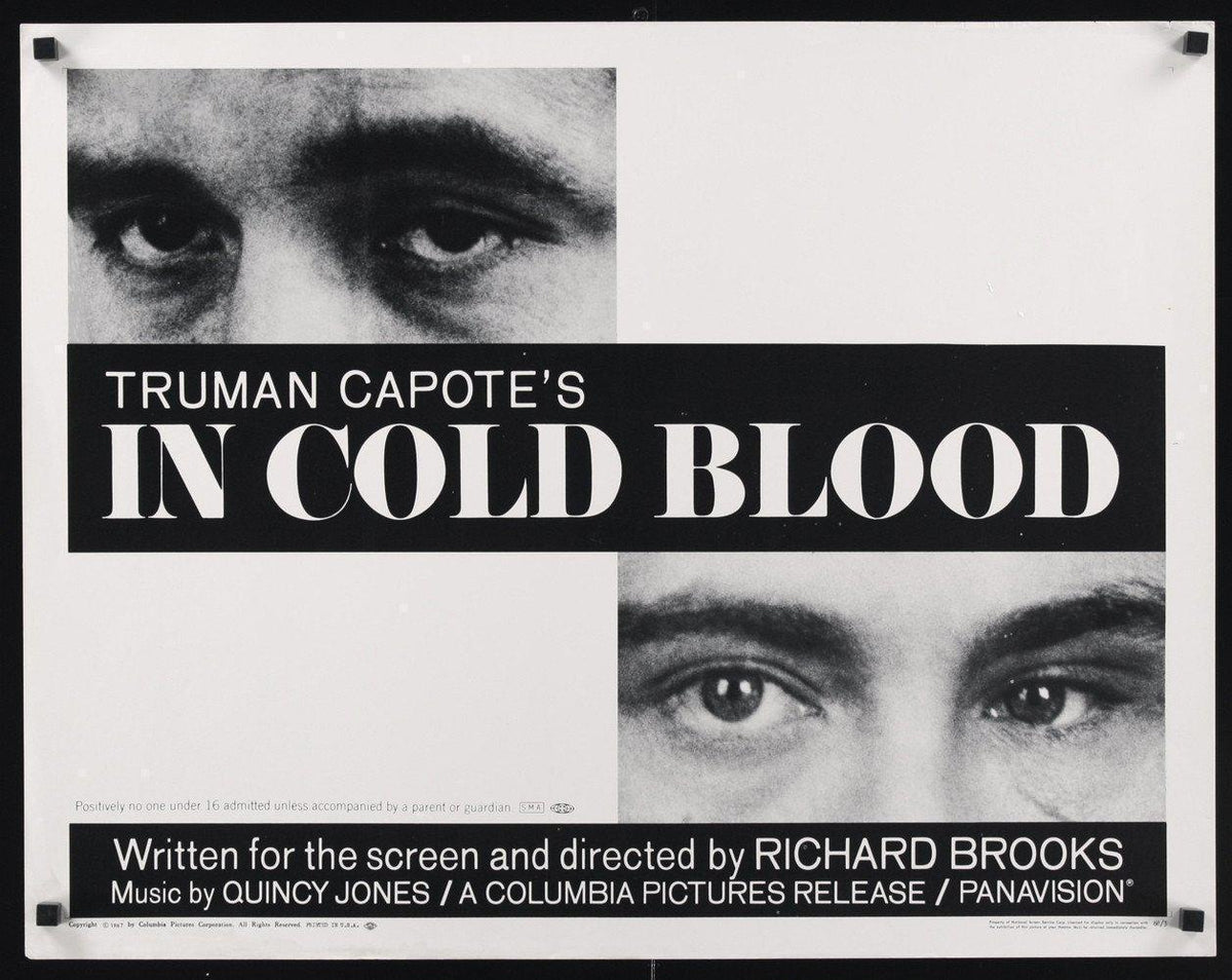 In Cold Blood Original Vintage Movie Poster
