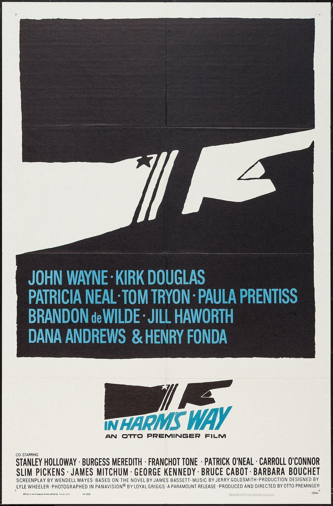 In Harm's Way Original Vintage Movie Poster