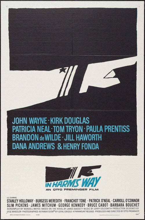 In Harm's Way Original Vintage Movie Poster