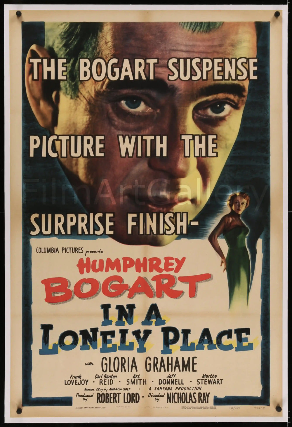 In a Lonely Place Original Vintage Movie Poster
