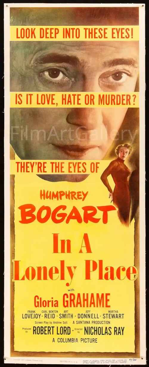 In a Lonely Place Original Vintage Movie Poster