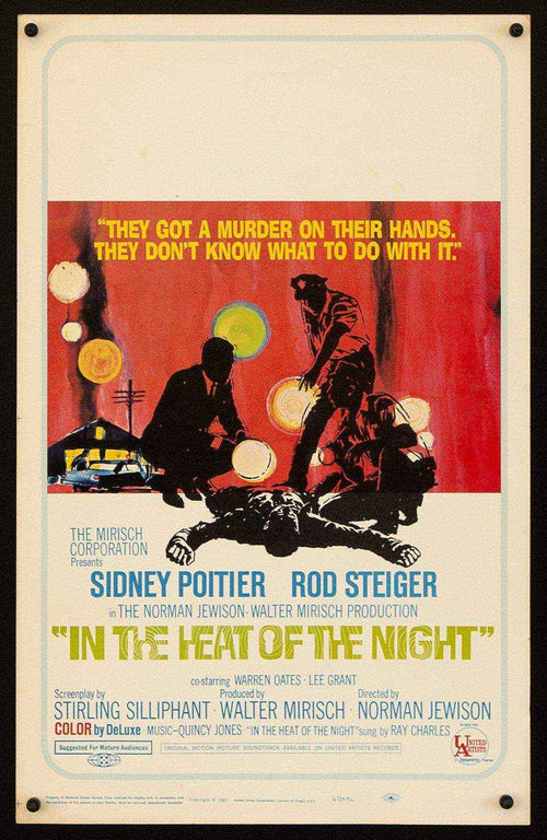 In the Heat of the Night Original Vintage Movie Poster