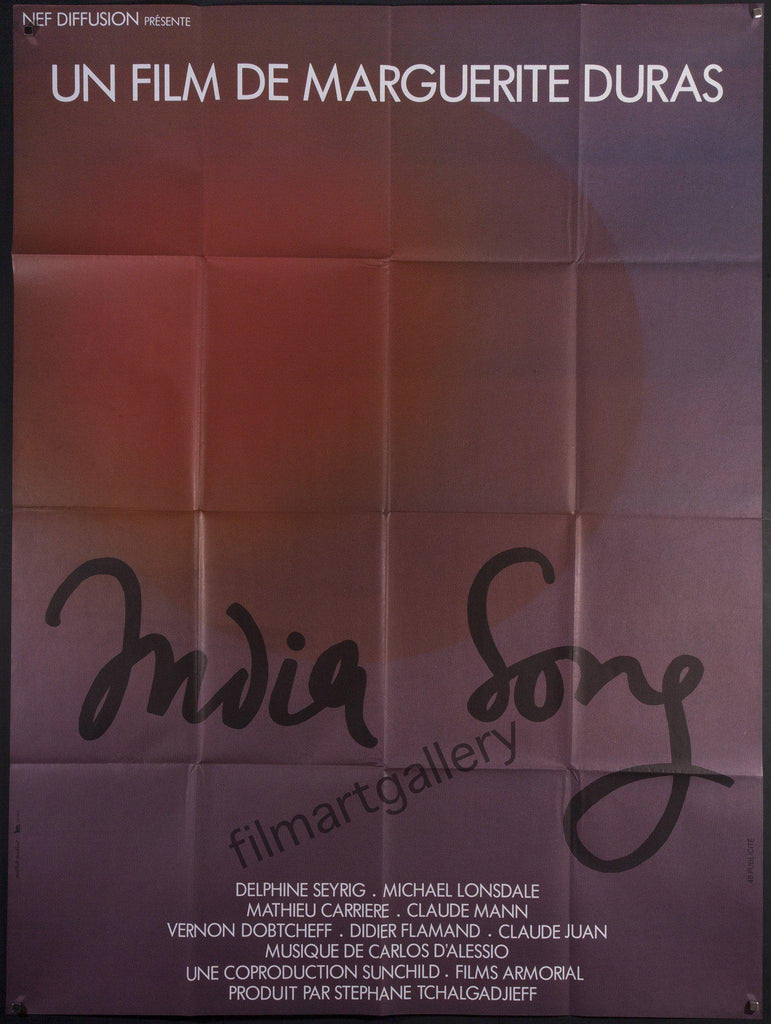 India Song Original Vintage Movie Poster