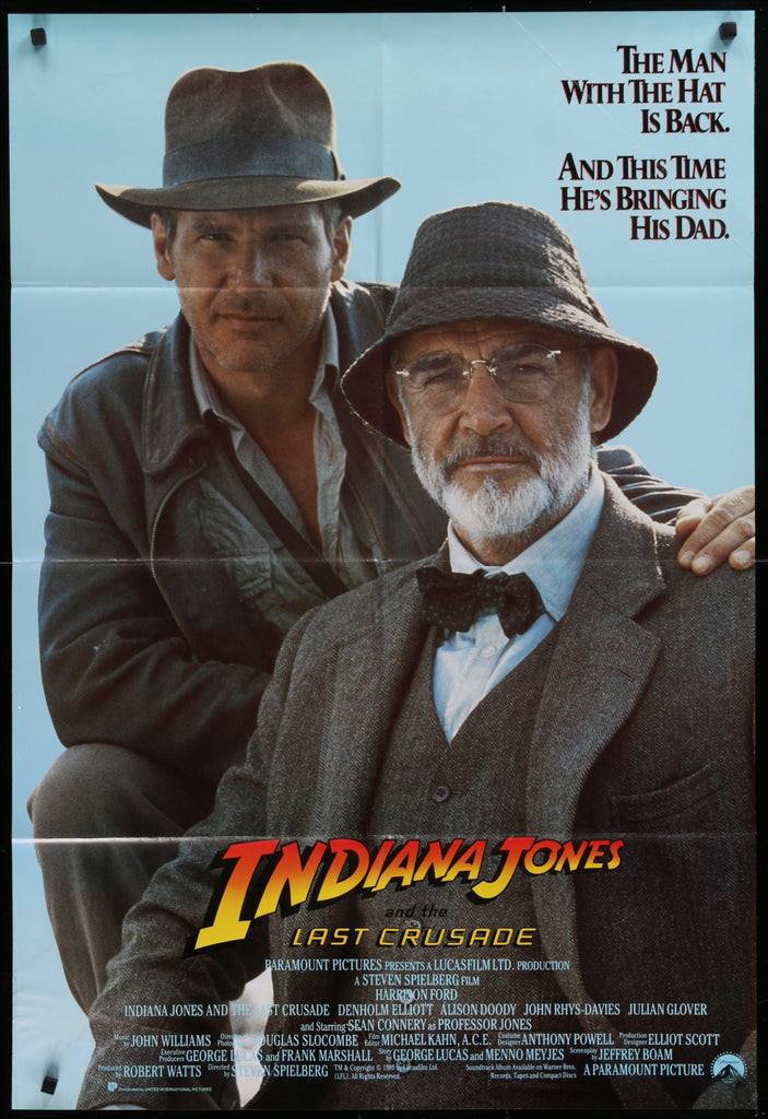 Indiana Jones and the Last Crusade 1 Sheet (27x41) Original Vintage Movie Poster