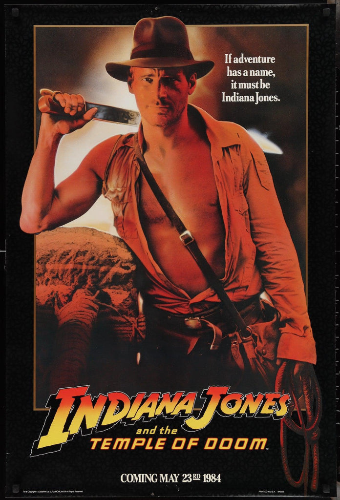 Indiana Jones and the Temple of Doom Movie Poster 1984 1 Sheet